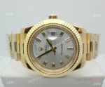 Copy Rolex Day-Date 40mm Yellow Gold Presidential Watch Diamond Markers